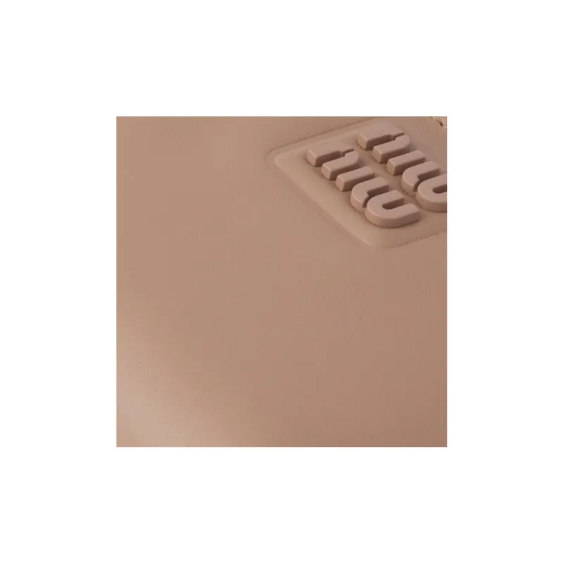 MIU MIU Leather Wallet Trumpets Women's Light Pink-4