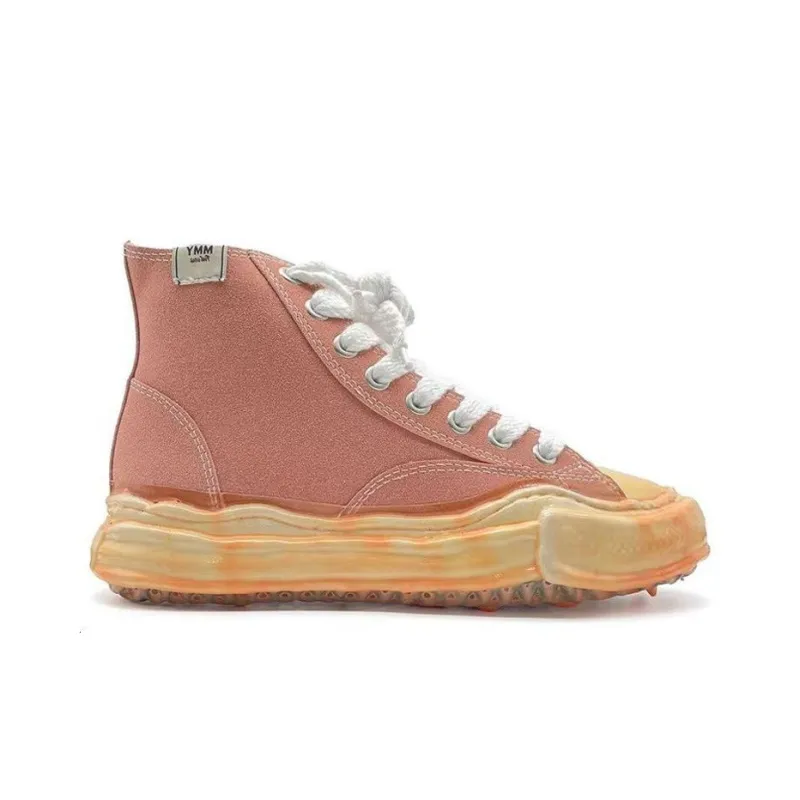 MIHARA YASUHIRO Stylish Skateboarding Shoes Unisex Pink Vintage Version-1