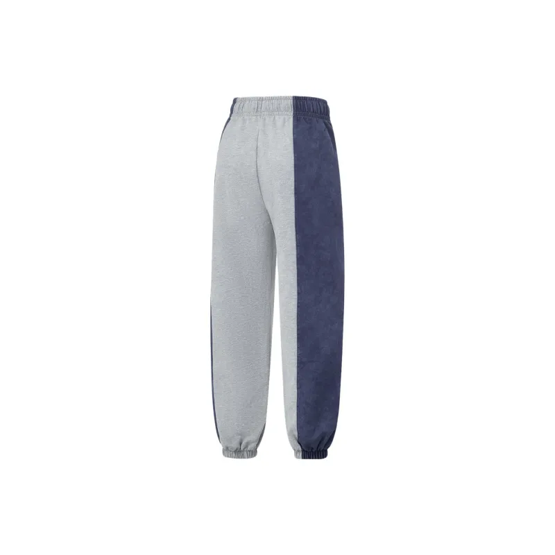 LINING Fitness Series Knitted Sweatpants Women's Denim Blue-1