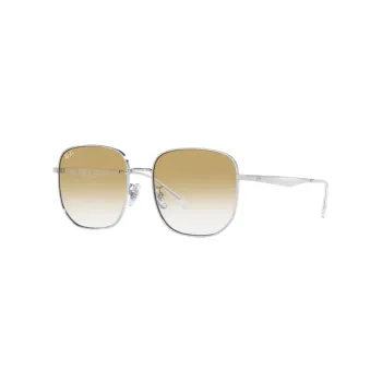 RayBan Alloy Square Sunglasses Unisex Silver