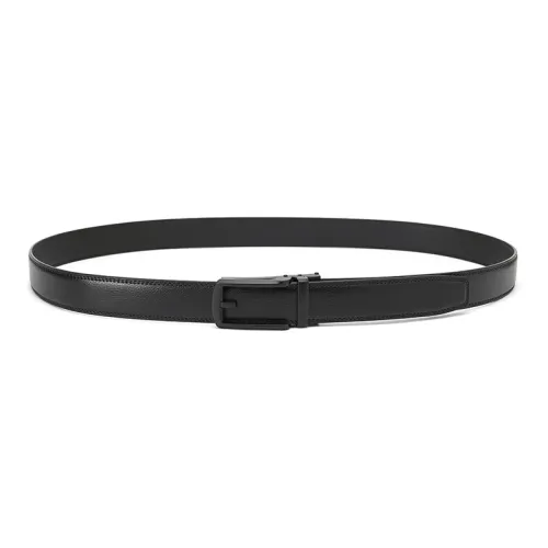 FREE RABBITⅡ Business Belt With Stud Automatic Buckle Leather Belts Men's 3.5cm