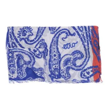 ETRO Knit Scarves Men Blue