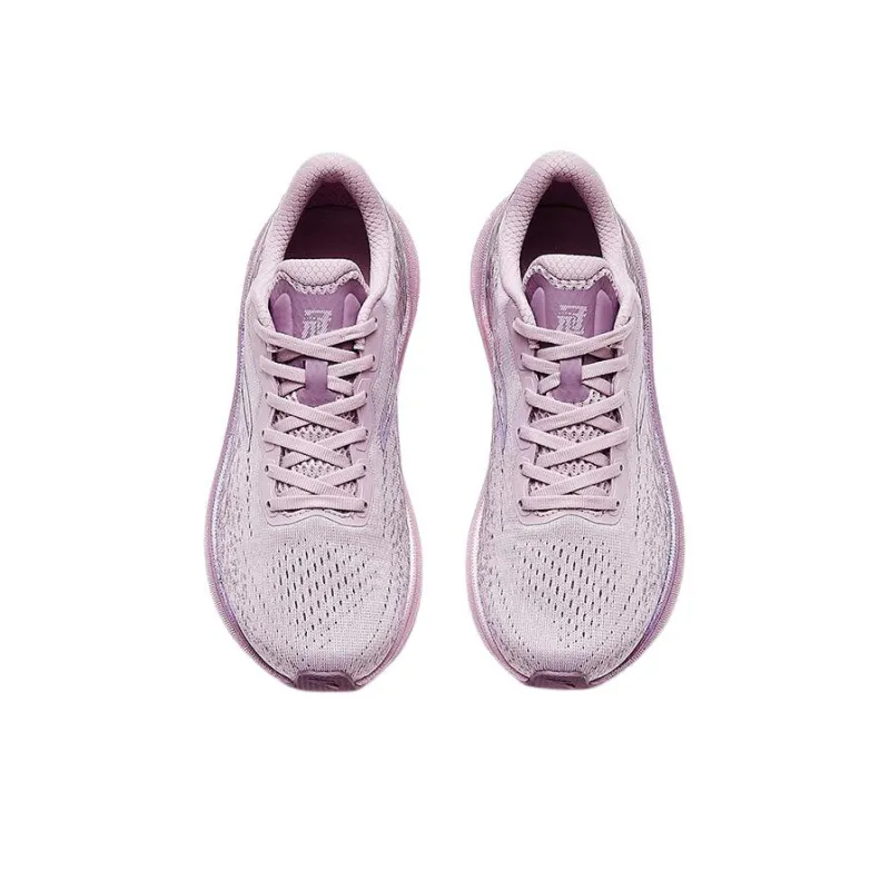 Anta Abrasion-Resistant Low-Top Running Shoes Women's White Pink-3