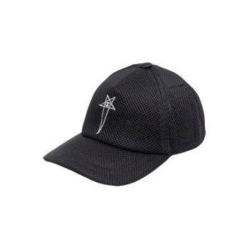 RICK OWENS/RO Nylon Baseball Caps Men's Black