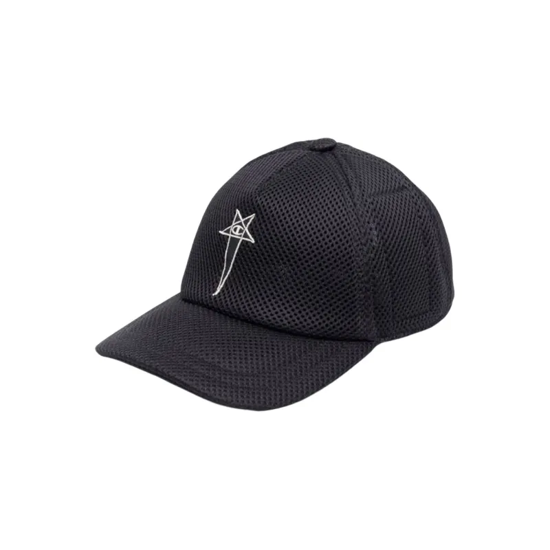 RICK OWENS/RO Nylon Baseball Caps Men's Black-0