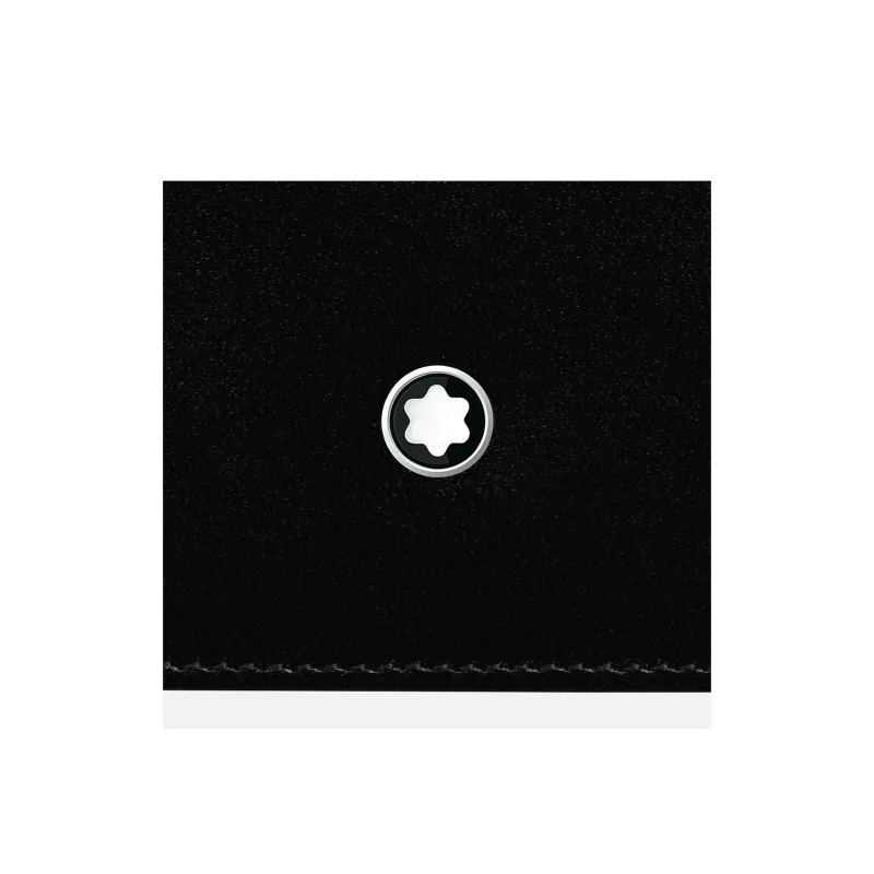 MONTBLANC Meisterstuck Grained Cow Leather Card Holder Wallet Men's Black-3