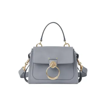 Chloe Tess Calfskin Shoulder Bag, Crossbody Bag, Handbag Mini Women's Storm Blue