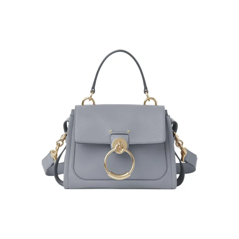 Chloe Tess Calfskin Shoulder Bag, Crossbody Bag, Handbag Mini Women's Storm Blue-0