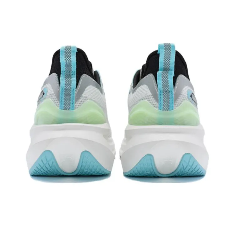 XTEP Speed 4.0 Cushioned Slip Resistant Breathable Low Top Running Shoes Men's White Cyan-4