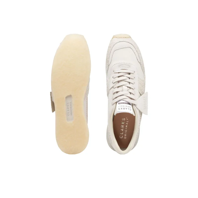 Clarks Low Top Sports Casual Shoes Women's White-5