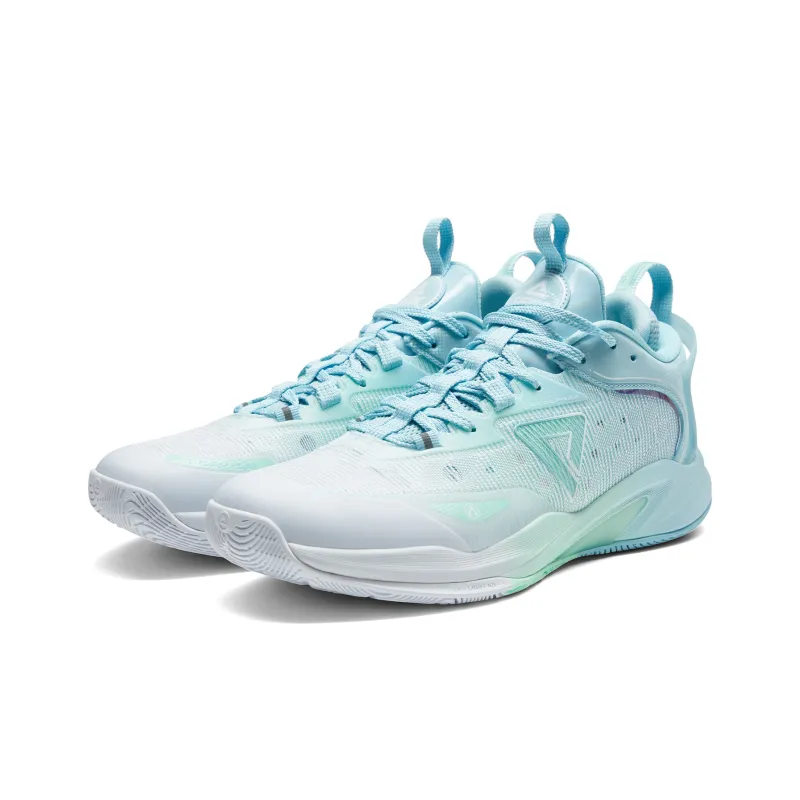 PEAK Lightweight Spirit 1.0 Anti Slip Wear Resistant Low Top Performance Basketball Shoes Men's Speed Blue-2