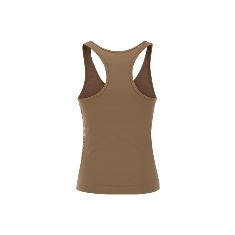 'S MAX MARA Logo Detailed Sleeveless Tank Top-1