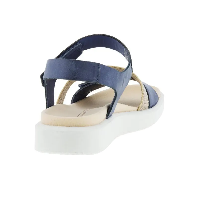 Ecco Stylish Sandal Women's Beige Blue-2