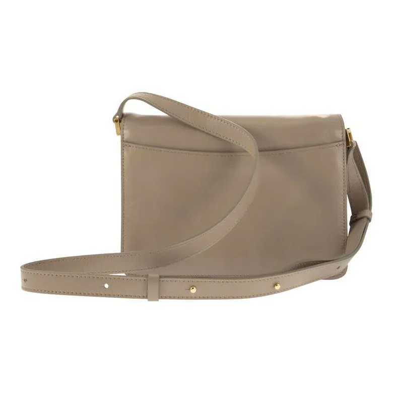MARNI Calfskin Trunk Bag Crossbody Bag Shoulder Bag Women's Light Brown-3
