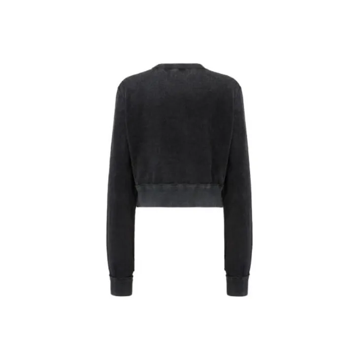FENDI SS23 Sweatshirt Women's Black-1
