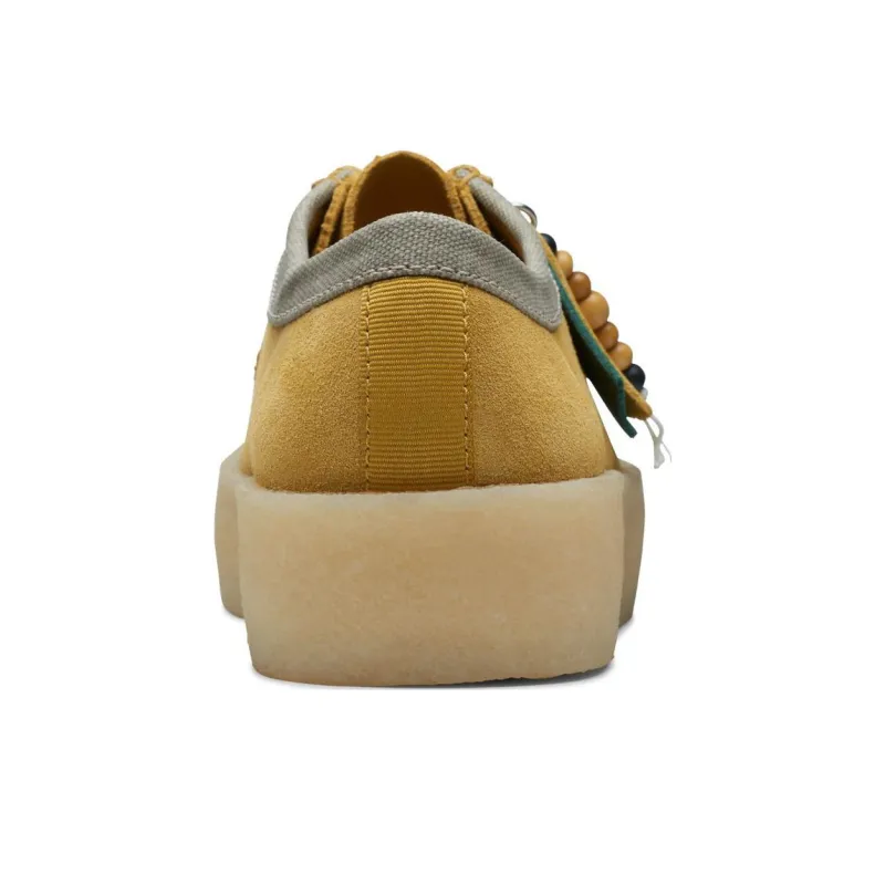 clarks Originals Wooden-beads Suede Boat Shoes-5