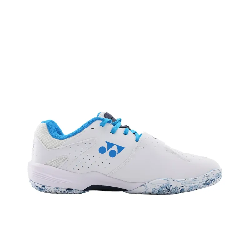 YONEX 520 Series Anti Slip Wear Resistant Low Top Badminton Shoes Unisex White Product Blue-1