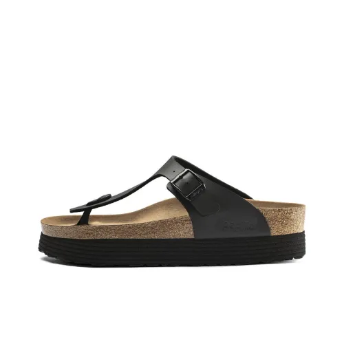 Birkenstock Gizeh Platform Black Women's