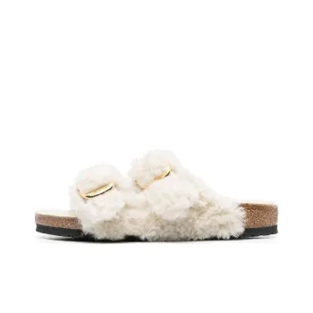 Birkenstock Buckle fastening Shearling Slides Women's
