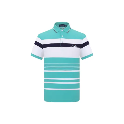 NAVIGARE Polo Shirts Men Grass Green