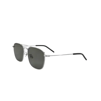 SAINT LAURENT Aviator Sunglasses Women's Silver