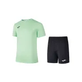 Green (green short sleeves + black shorts)