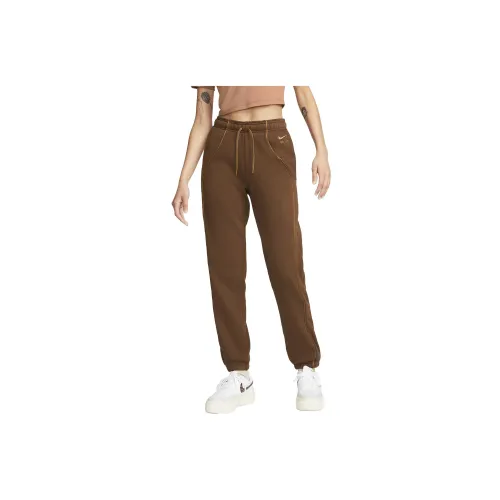 Nike Knitted Sweatpants Women's Brown