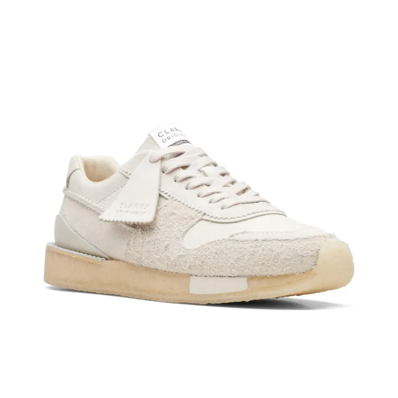 Clarks Low Top Sports Casual Shoes Women's White-3