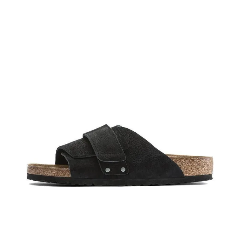 Birkenstock Kyoto Nubuk Leather 'Desert Buck Black'-0