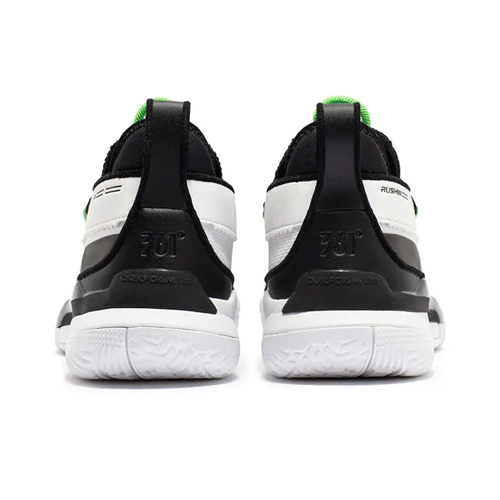 361° Burning Battle 3.0 Cushioned Wear Resistant Breathable Low Top Basketball Shoes Men's White Black-3