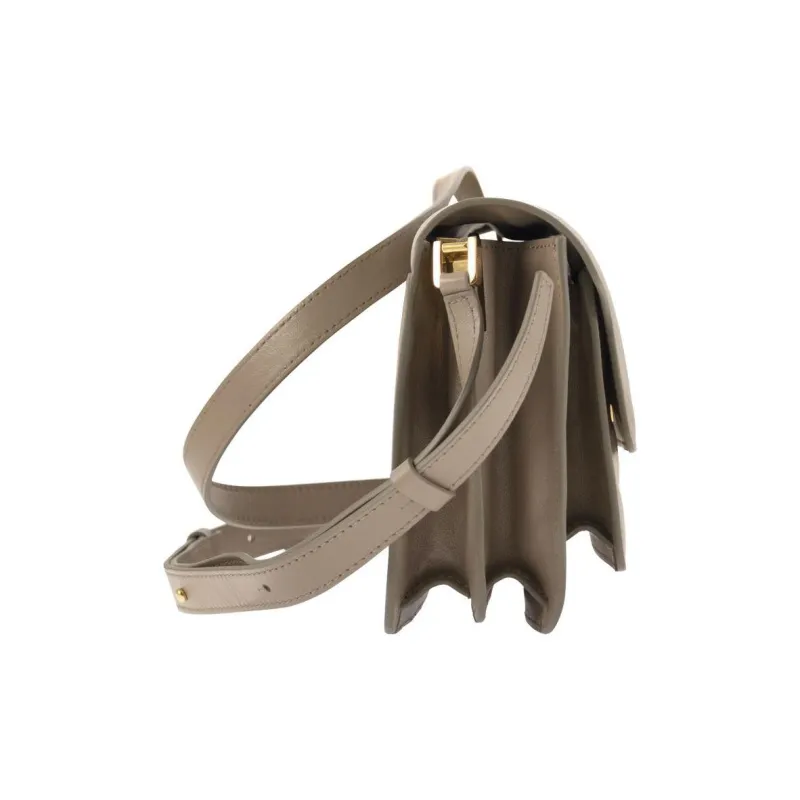 MARNI Calfskin Trunk Bag Crossbody Bag Shoulder Bag Women's Light Brown-2
