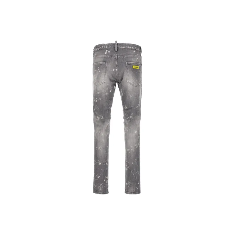DSQUARED 2 Cool Guy Bleached Effect Slim Cut Jeans-1