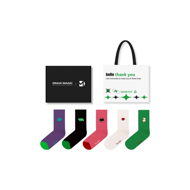 Duanmei Unisex Mid Calf Socks-6