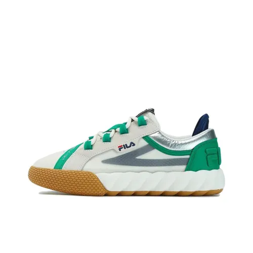 FILA Campo Skateboard Shoes Women's Low-Top White/Green