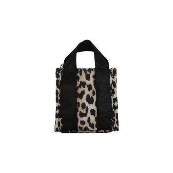 GANNI Polyester Tote Bag Shopping Bag Shoulder Bag Crossbody Bag Handbag Mini Women's Multicolor