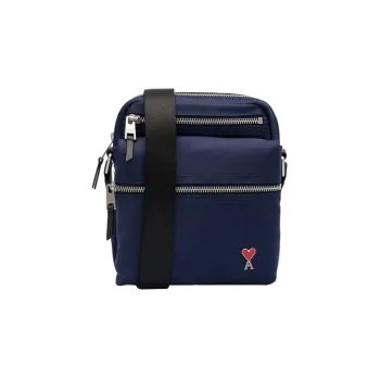 AMIPARIS Leather Crossbody Bag Shoulder Bag Regular Men's Blue