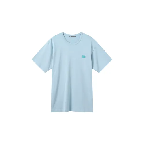 Acne Studios T-Shirts Unisex Light Blue