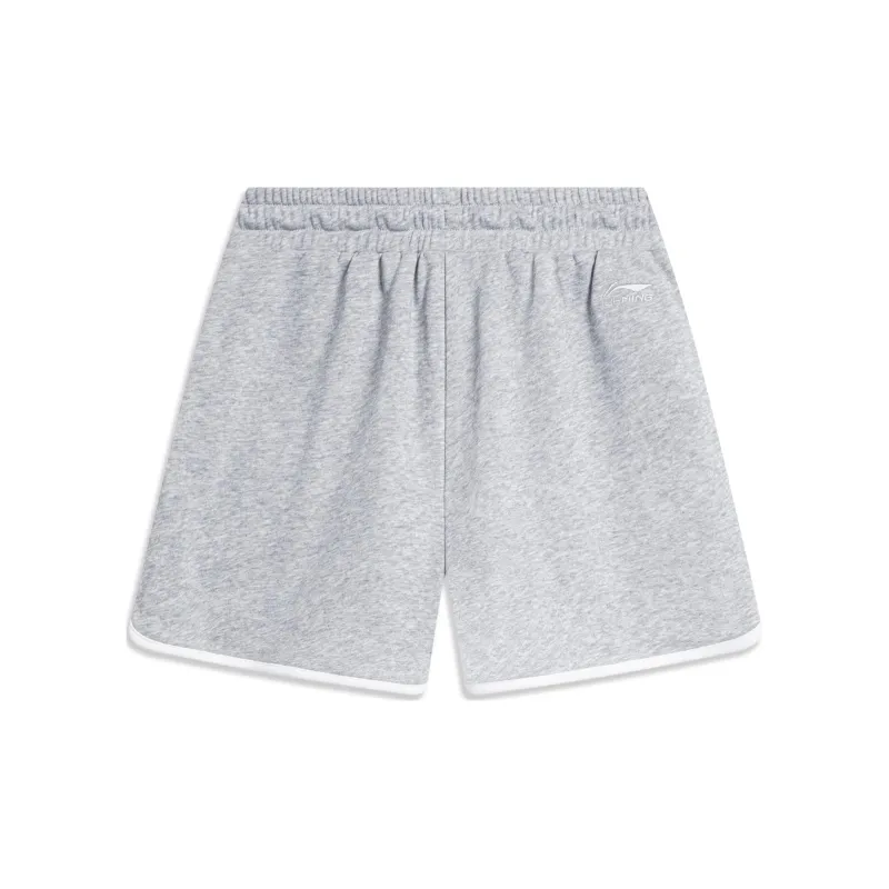 LiNing Sports Fashion Collection Sports Shorts Women's Heather Gray-1