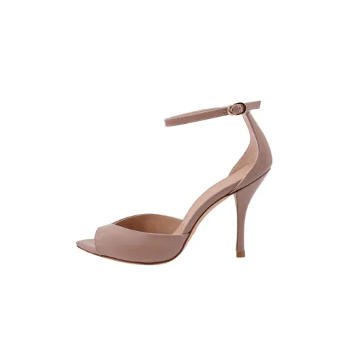 stuart weitzman Nudist 100mm Patent-finish Sandals