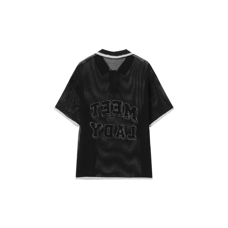 MEETLADY T-Shirts Women's Black-1