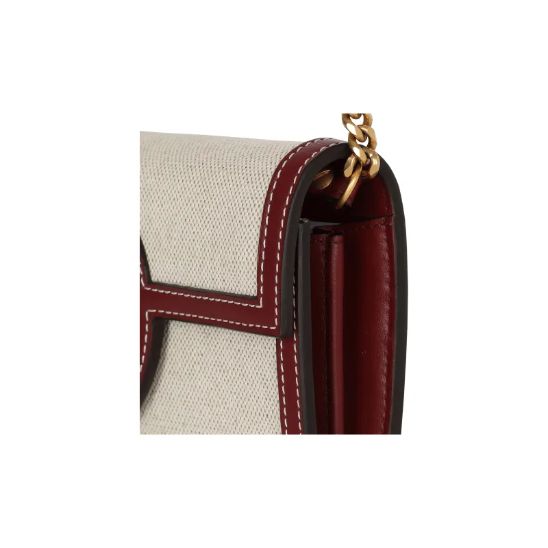 BALMAIN B-Buzz Canvas Wallet-on-chain-5