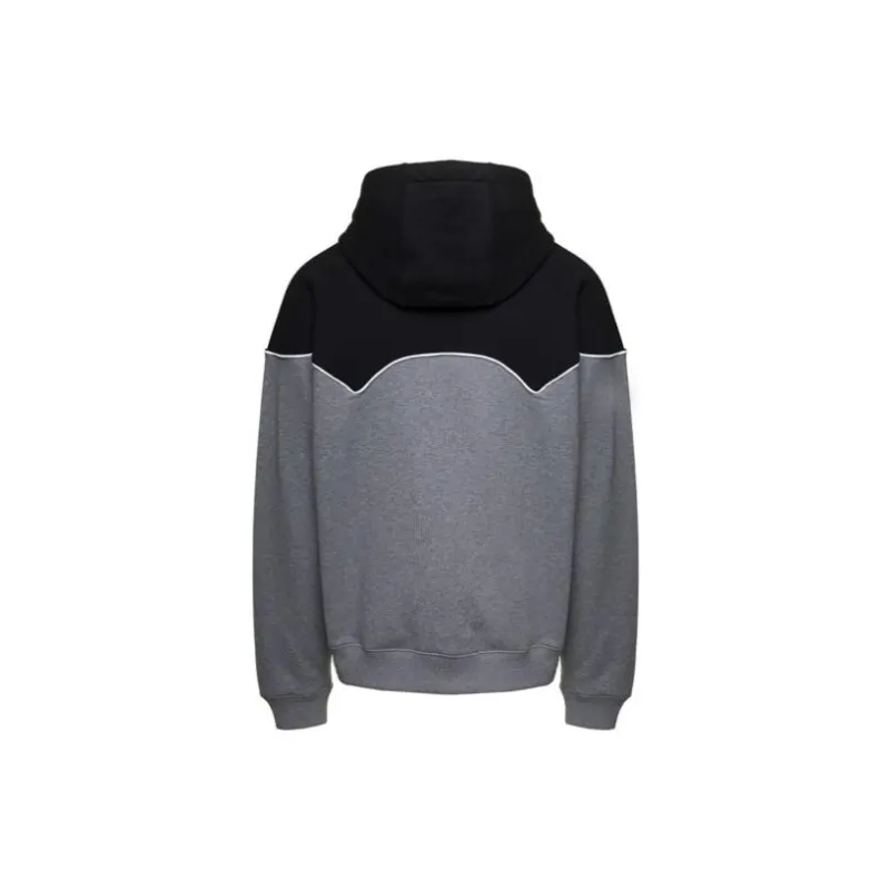 VERSACE Logo Embroidered Medusa Drawstring Hoodie-1