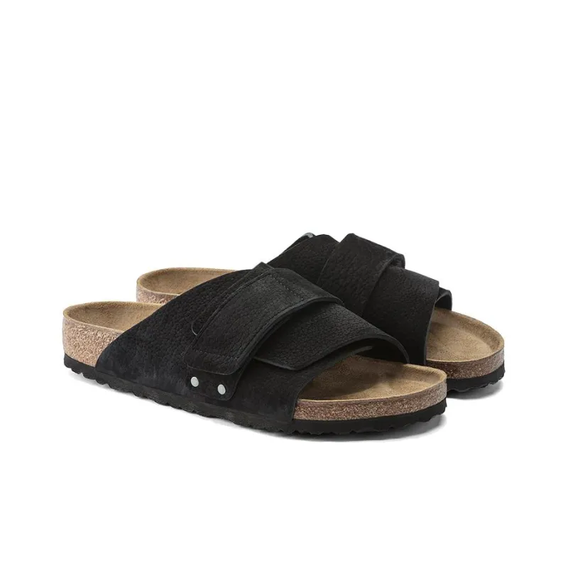 Birkenstock Kyoto Nubuk Leather 'Desert Buck Black'-3