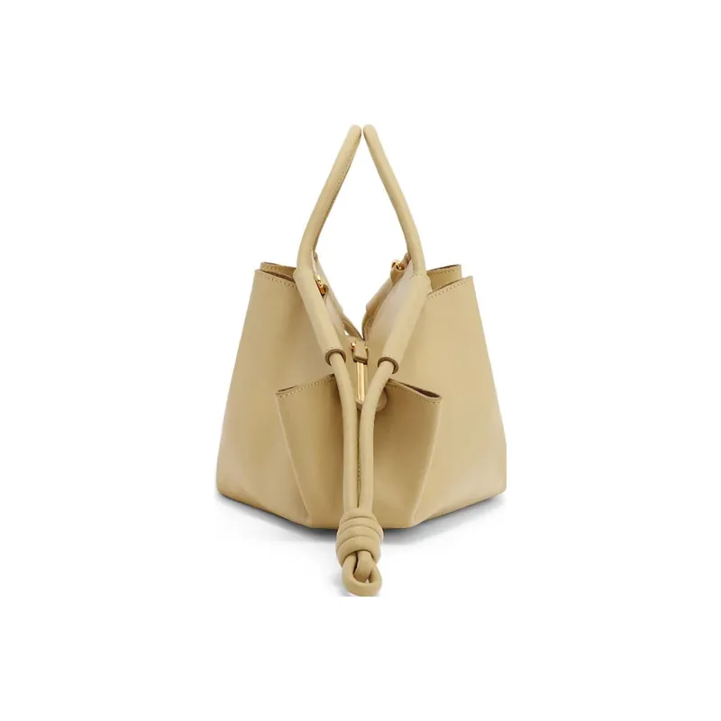 LOEWE Shiny Nappa Cow Leather Dumpling Bag Shoulder Bag Crossbody Bag Handbag Small Size Women's Clay Green-2