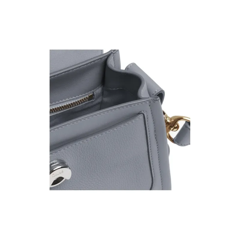 Chloe Tess Calfskin Shoulder Bag, Crossbody Bag, Handbag Mini Women's Storm Blue-3
