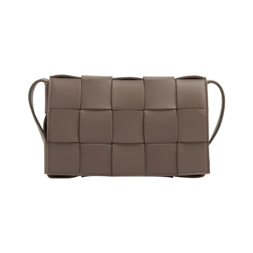 Bottega Veneta Leather Crossbody Bag Shoulder Bag Women's Brown