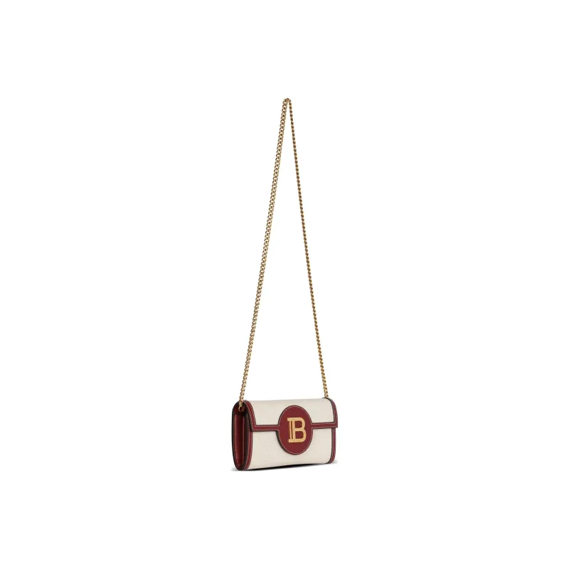 BALMAIN B-Buzz Canvas Wallet-on-chain-1
