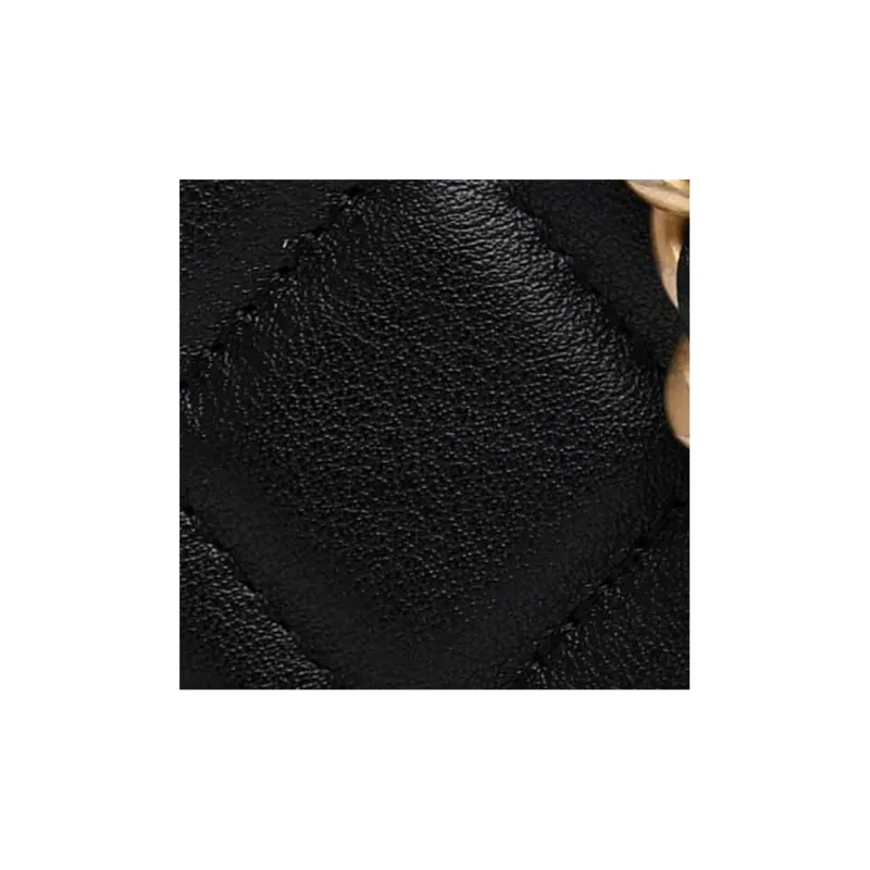 CHANEL Dome Bag Saddle Bag Shoulder Bag, Crossbody Bag, Coin Purse Women's Black-4
