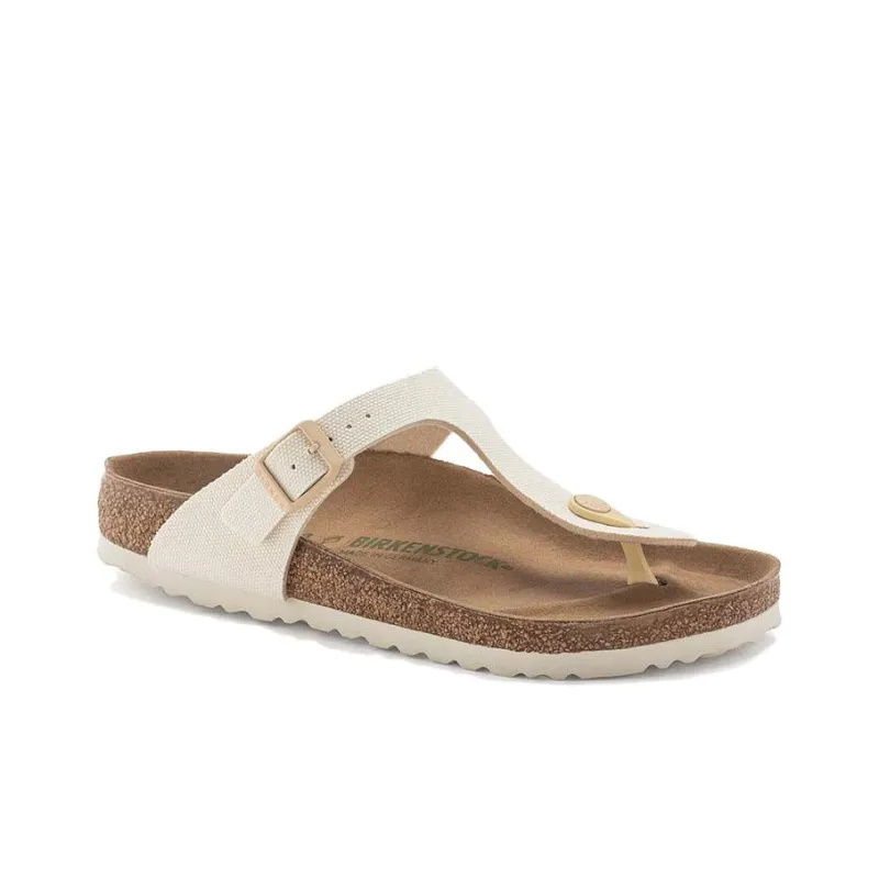 Birkenstock Gizeh Collection Stylish Sandal Women's White Narrow-1