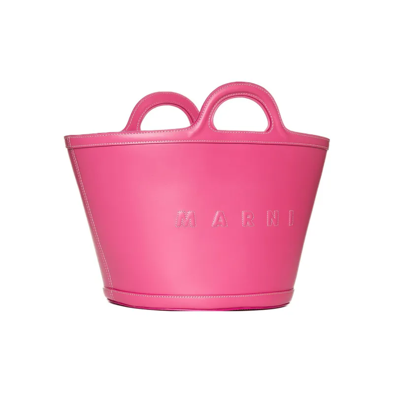 MARNI Logo Embossed Top Handle Bag-1